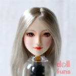 Dollfuns Obitsu OB27 Silver Hair Beauty Customized Head Sculpt N101 - Image 3