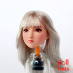 Dollfuns Obitsu OB27 Customized White Hair Head Sculpt CN010 - Image 2