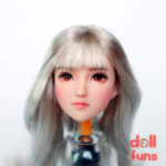 Dollfuns Obitsu OB27 Customized White Hair Head Sculpt CN010 - Image 4