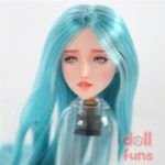 Dollfuns Obitsu OB27 Blue Hair Beauty Customized Head Sculpt N012