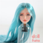 Dollfuns Obitsu OB27 Blue Hair Beauty Customized Head Sculpt N012 - Image 4